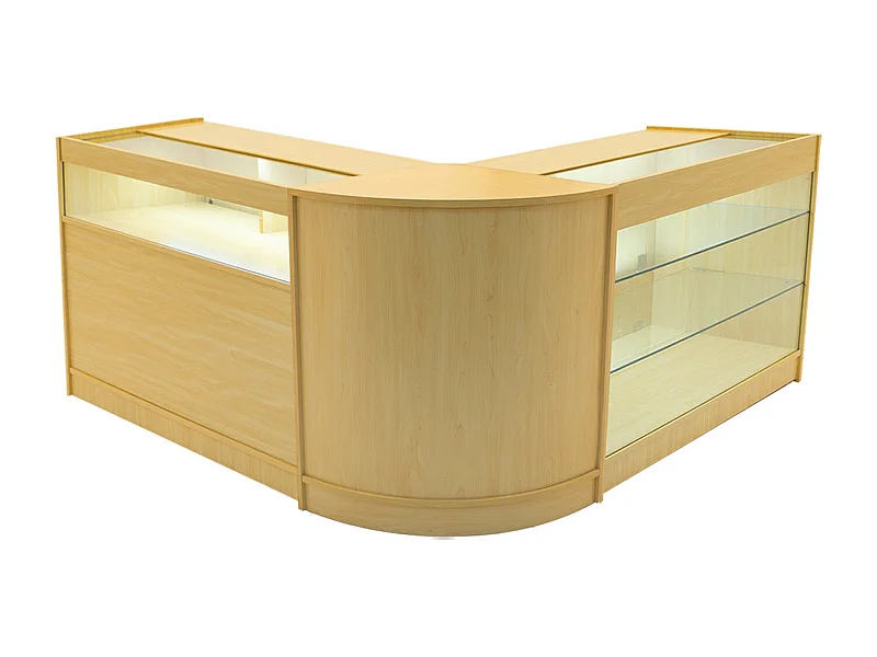 Triton LED Winkel Toonbank Set K1200, B1200 & CM60 - Esdoorn