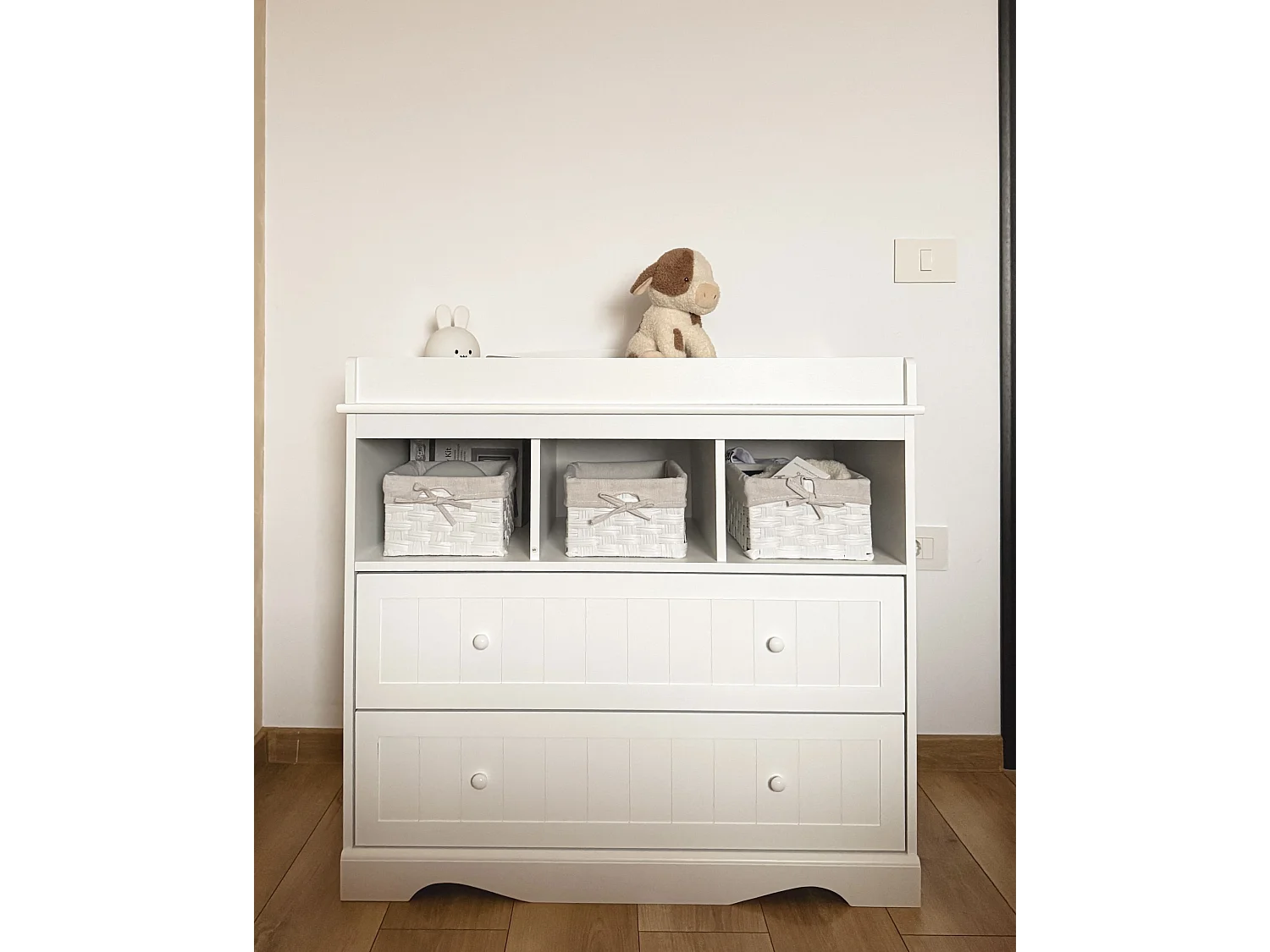 Changing Table Dresser VIRDEN White