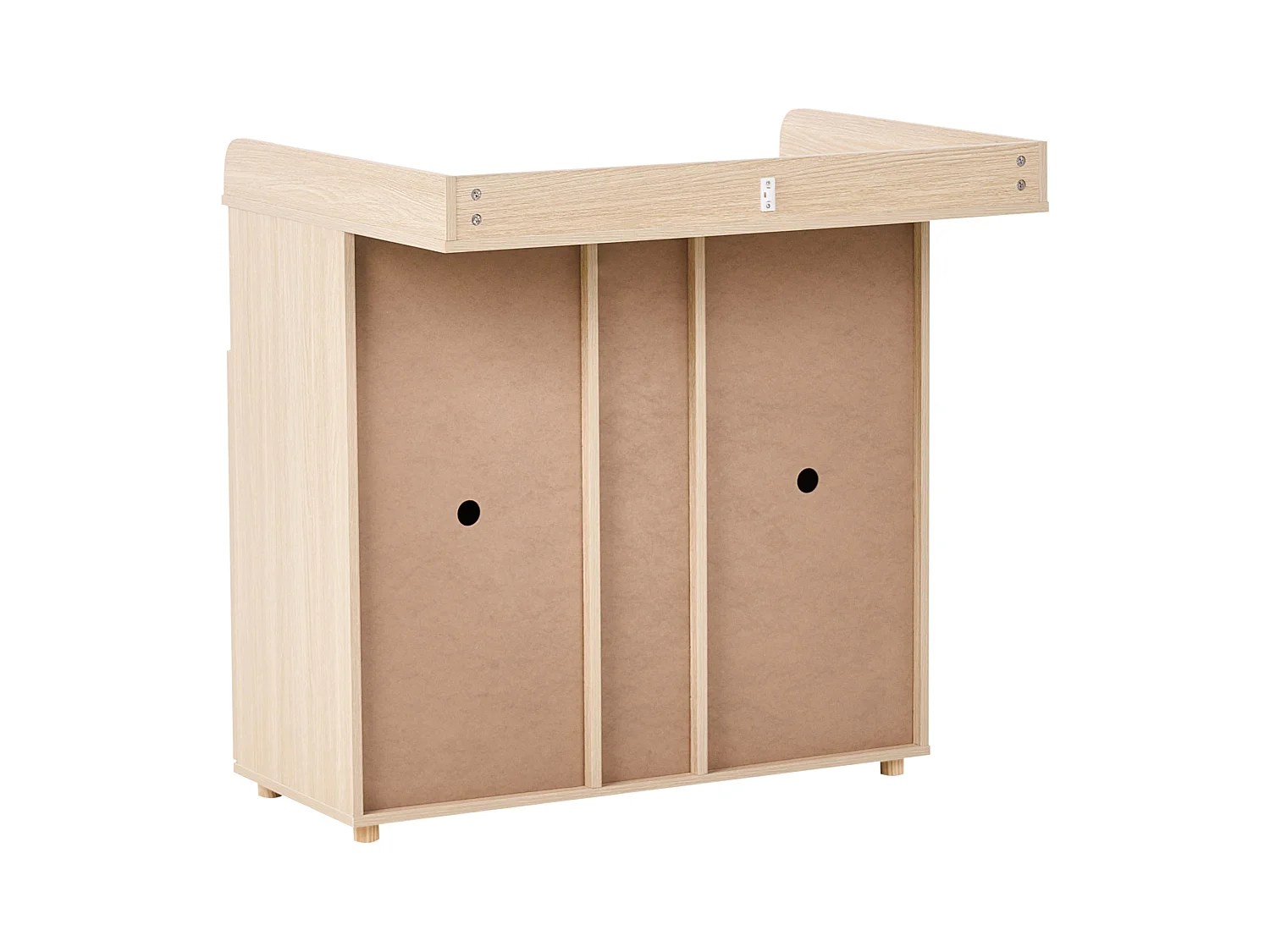 Table à langer DELISLE Marron clair