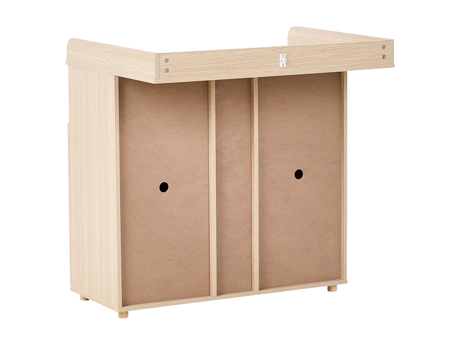 Table à langer DELISLE Marron clair