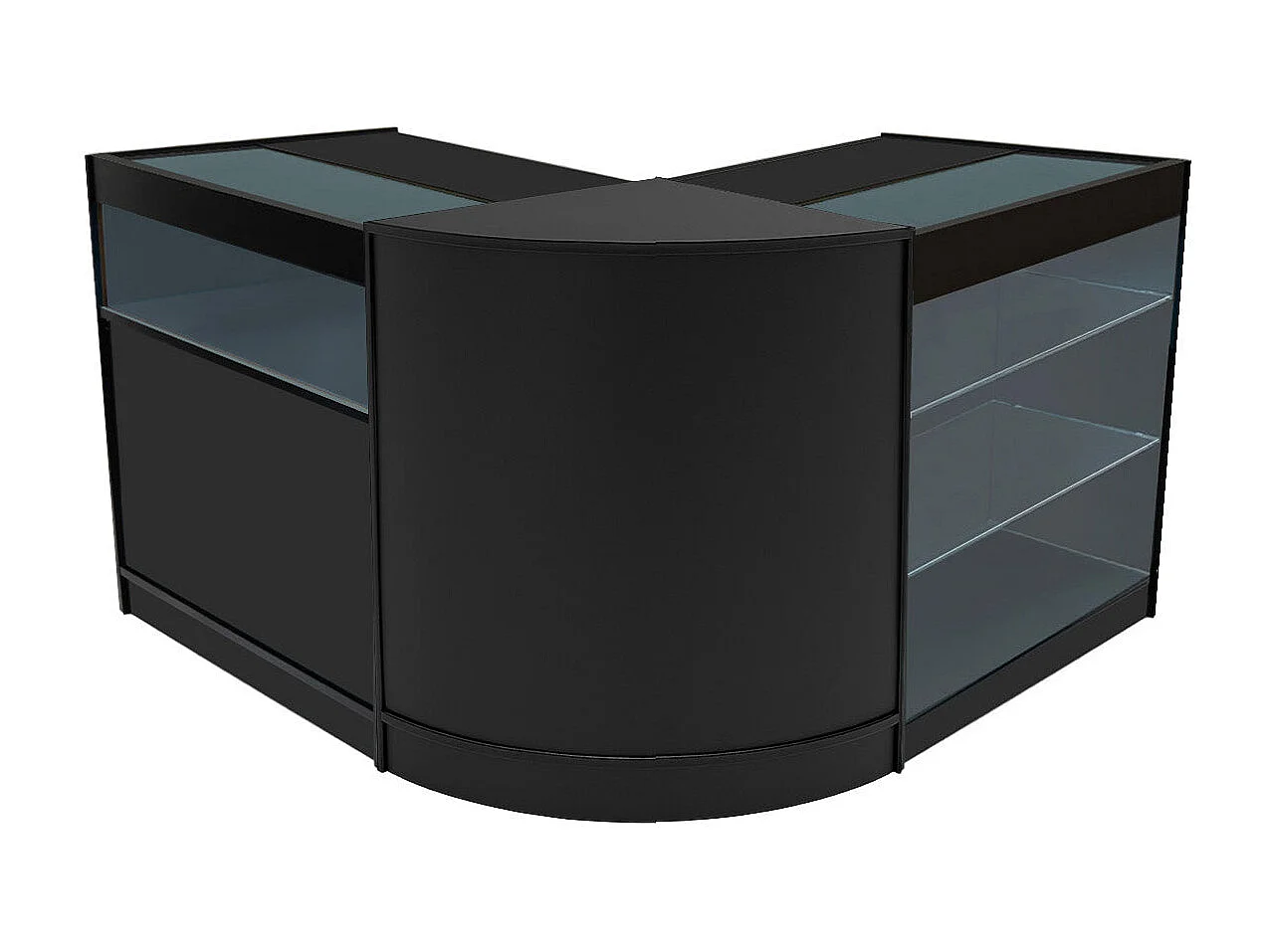 Triton LED Winkel Toonbank Set K900, B900 & CM60 - Zwart