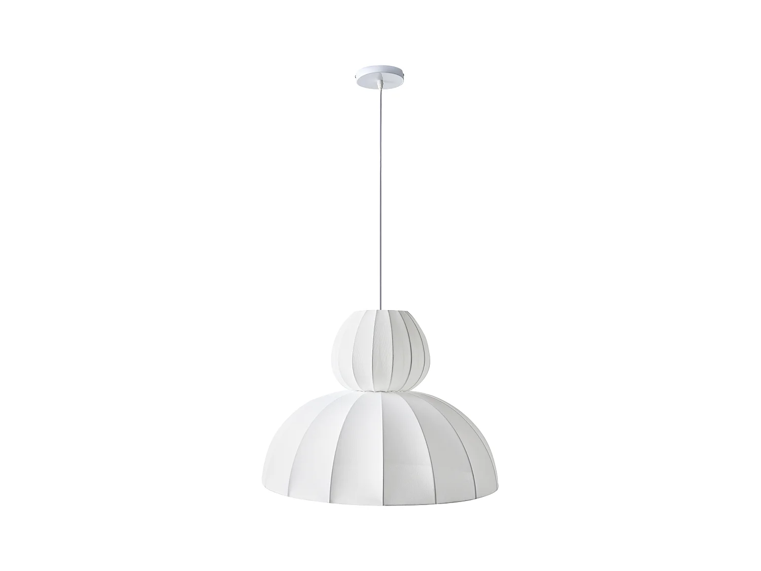 Lampe suspension GOELETTE Viscose Blanc