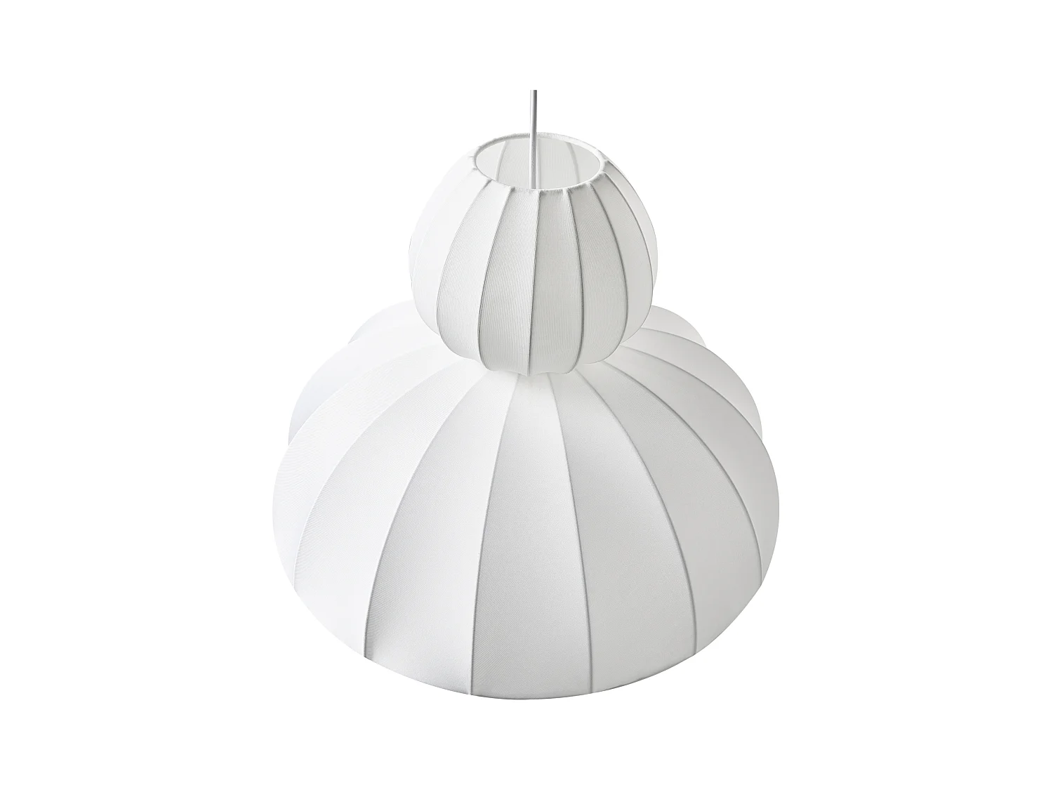 Lampe suspension GOELETTE Viscose Blanc