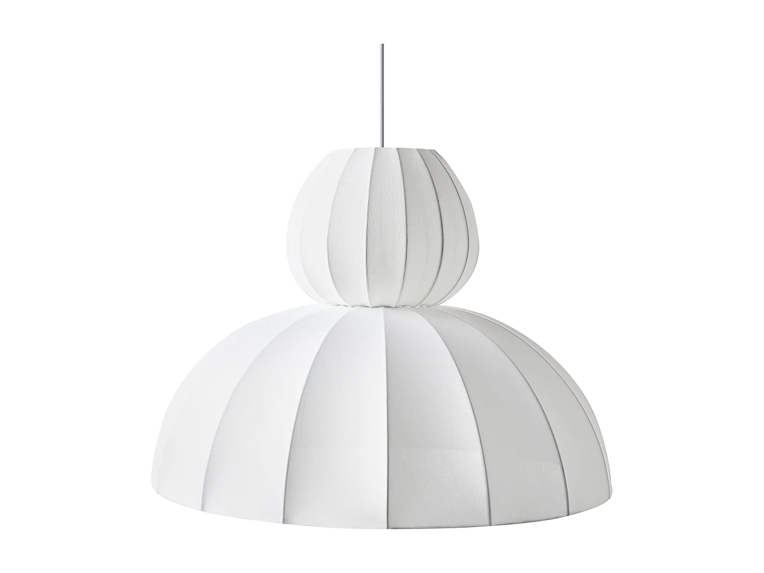Lampe suspension GOELETTE Viscose Blanc