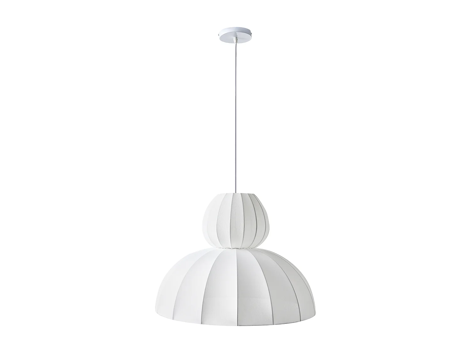 Lampe suspension GOELETTE Viscose Blanc