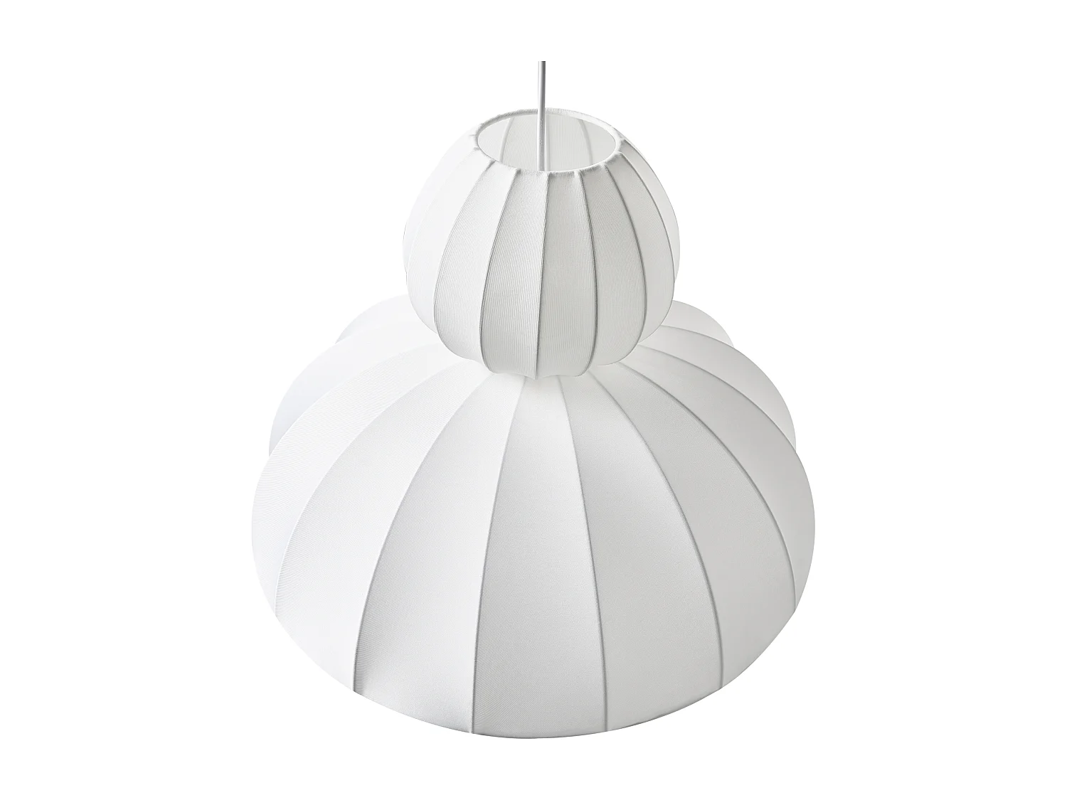 Lampe suspension GOELETTE Viscose Blanc