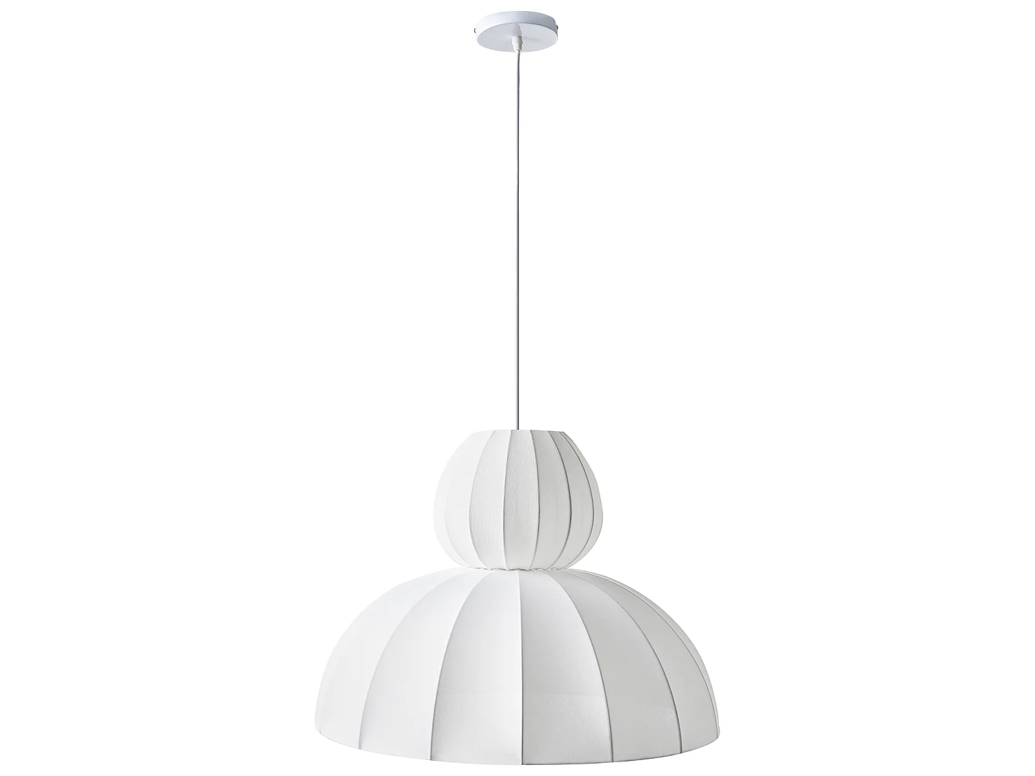 Lampe suspension GOELETTE Viscose Blanc