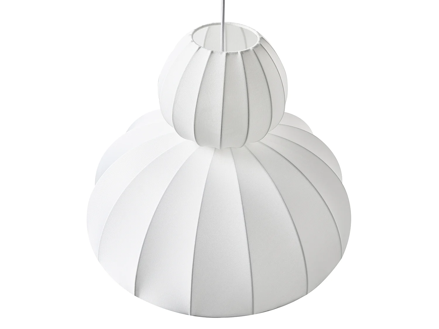 Lampe suspension GOELETTE Viscose Blanc