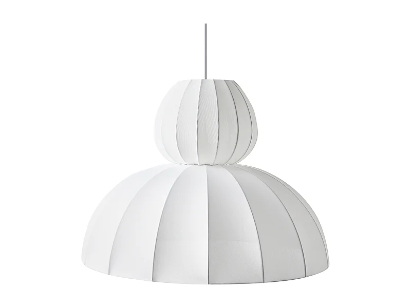 Lampe suspension GOELETTE Viscose Blanc