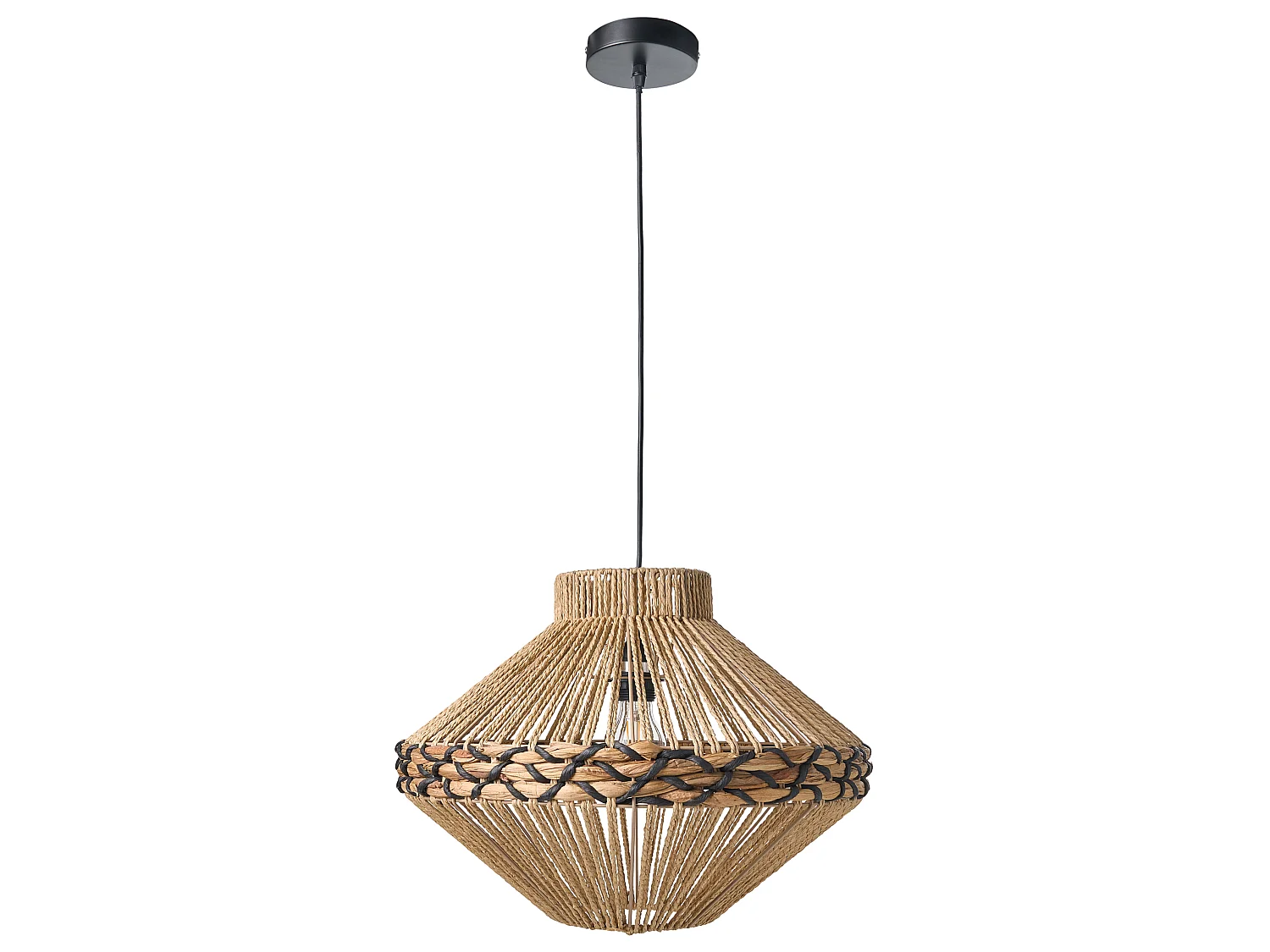 Pendant Lamp RABACCA Paper Rope Natural