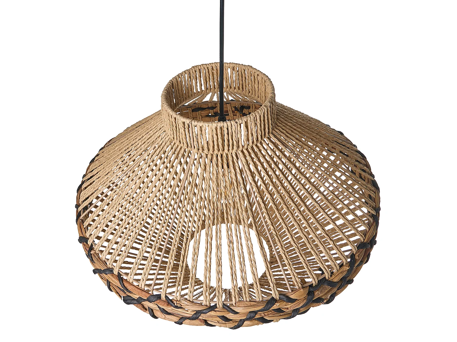 Pendant Lamp RABACCA Paper Rope Natural