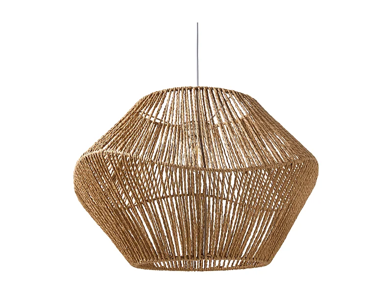 Lampe suspension YAMBOU Corde en papier Naturel