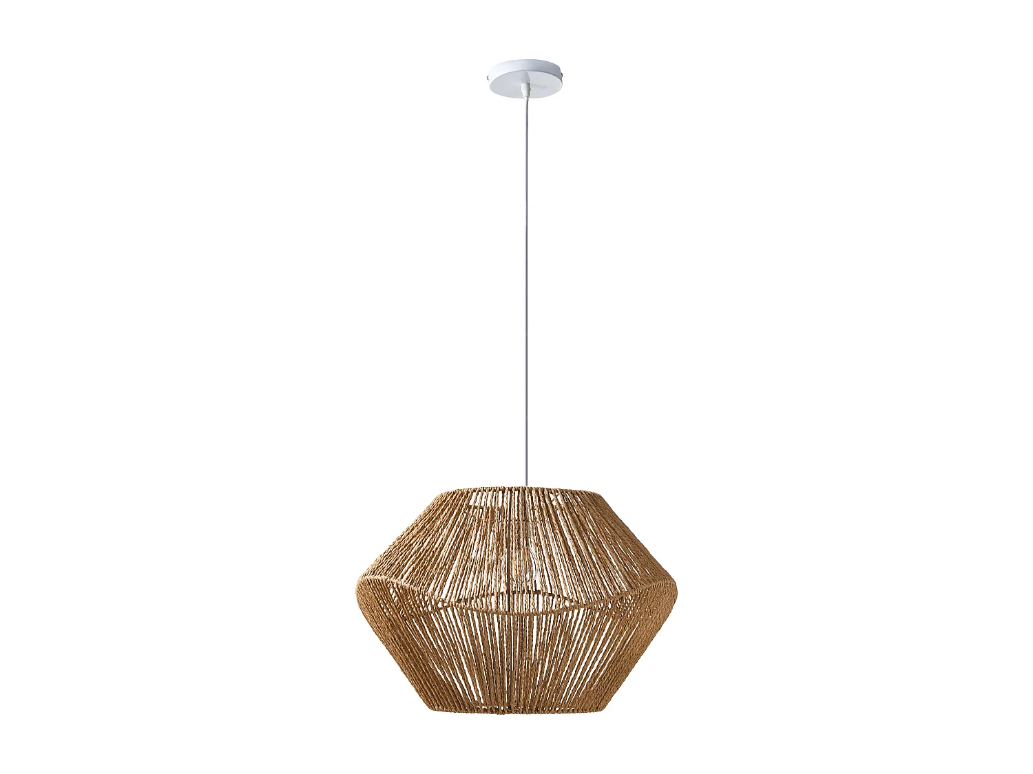 Lampe suspension YAMBOU Corde en papier Naturel