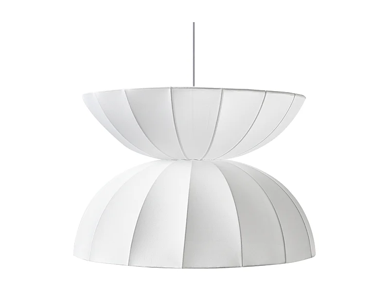 Lampe suspension DEBONS Viscose Blanc