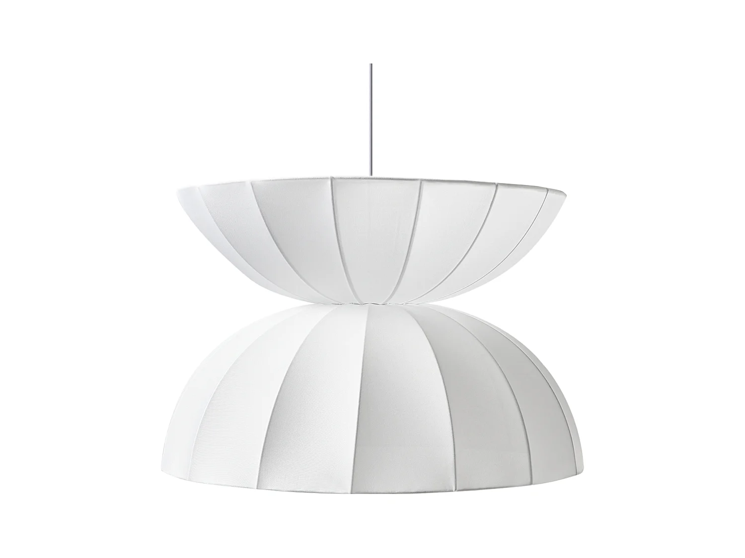 Lampe suspension DEBONS Viscose Blanc