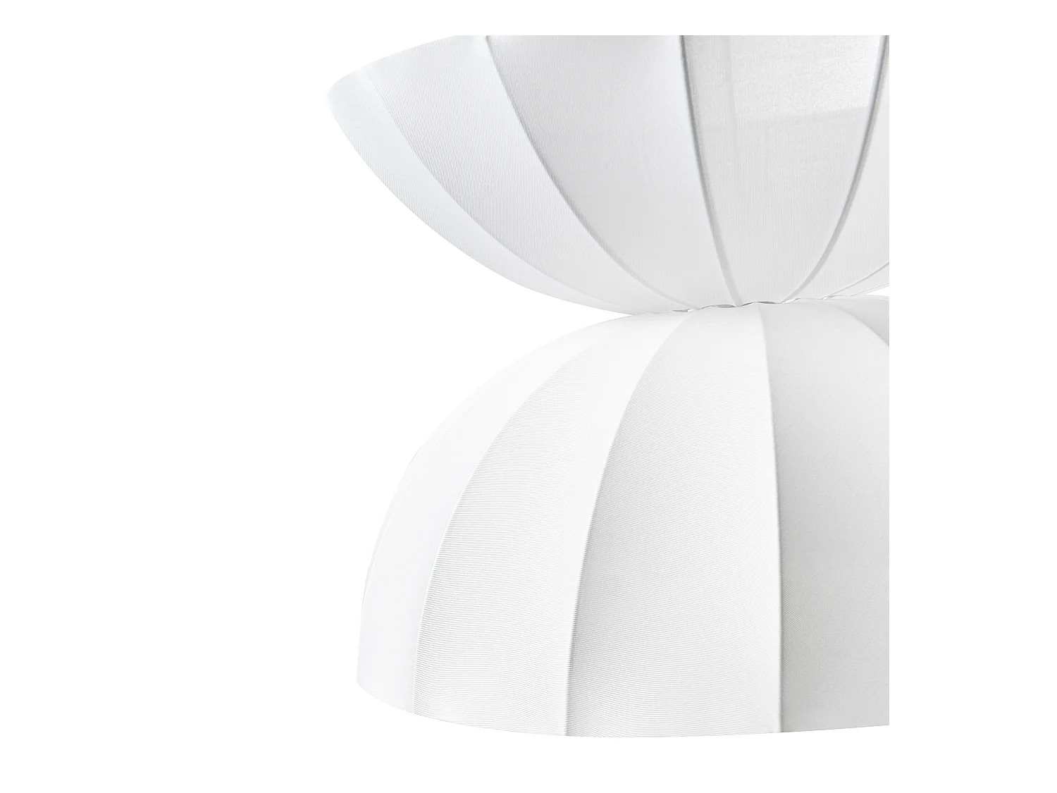 Lampe suspension DEBONS Viscose Blanc