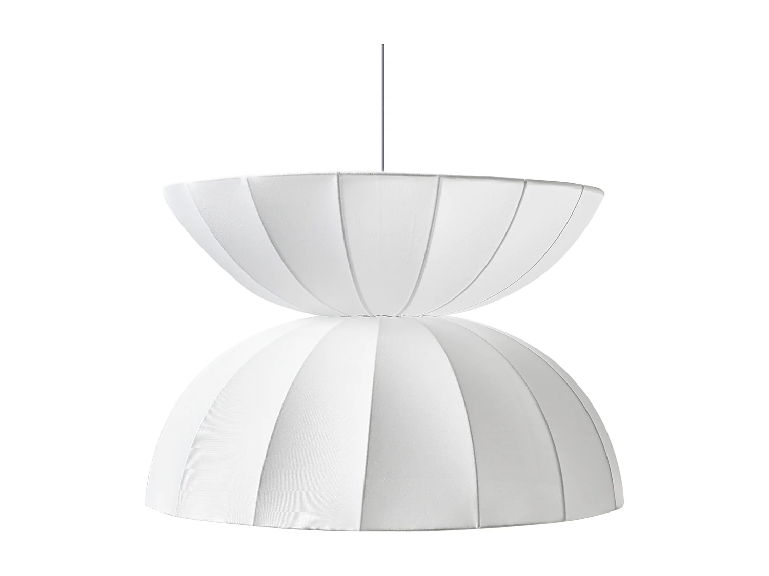 Lampe suspension DEBONS Viscose Blanc