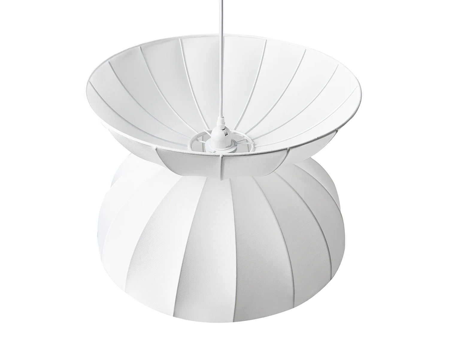 Lampe suspension DEBONS Viscose Blanc