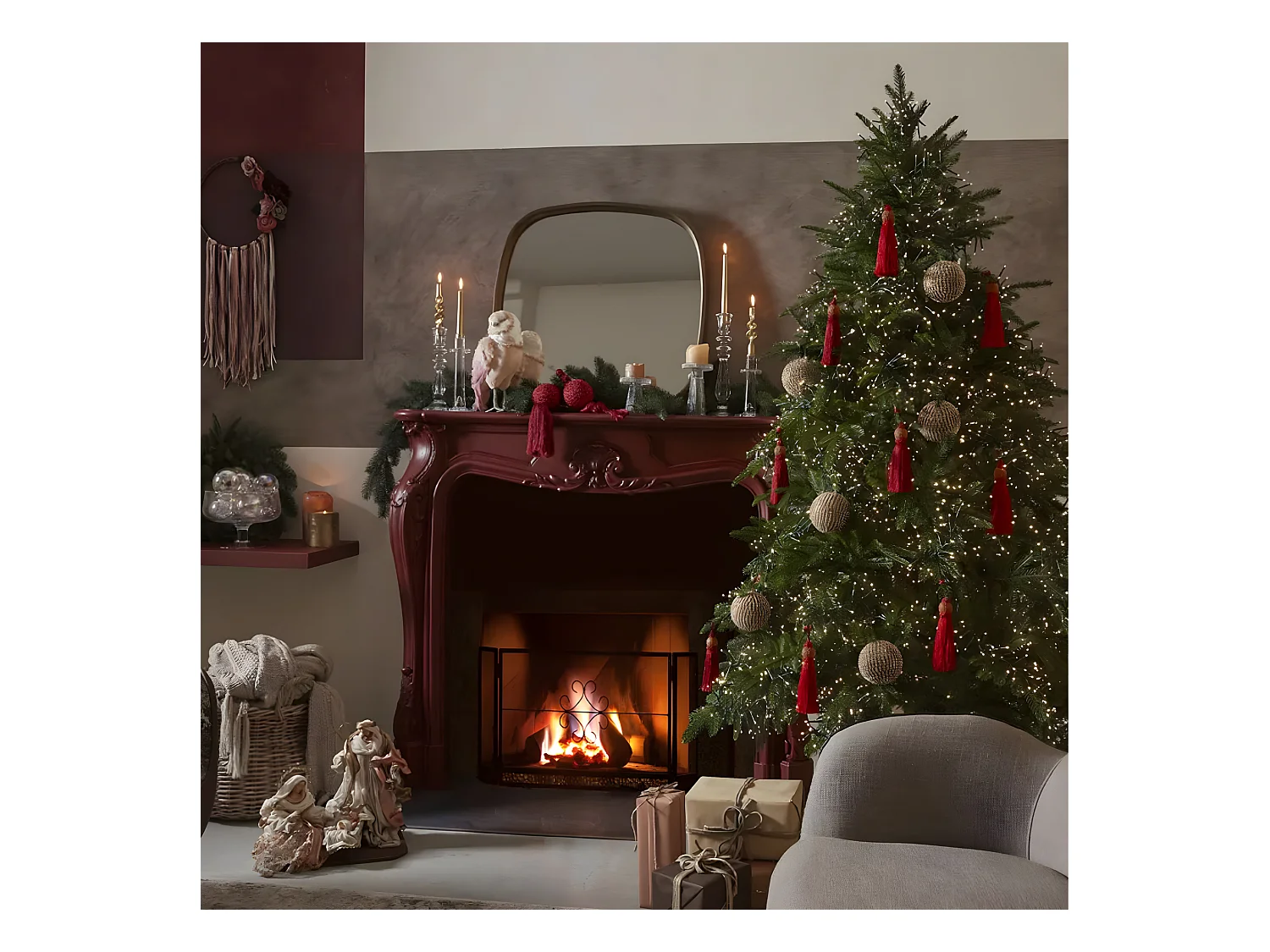 Albero di Natale "Power" con micro led incorporati 100 % PE effetto real touch cm240