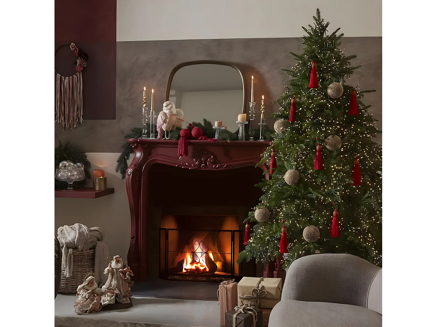 Albero di Natale "Power" con micro led incorporati 100 % PE effetto real touch cm240