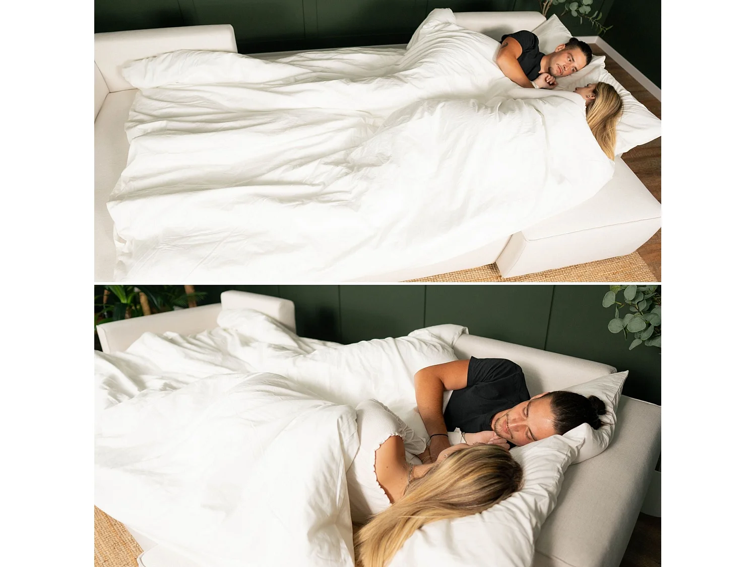 Divano Letto Angolare Jordan Beige 5 Posti con Contenitore - Design Contemporaneo, Comfort Medio, Tessuto Facile da Pulire