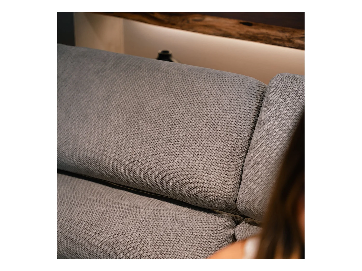 BUDWING Canapé-Lit Chaise Longue Morgan Beige - 4 Places - 236x148x95 cm