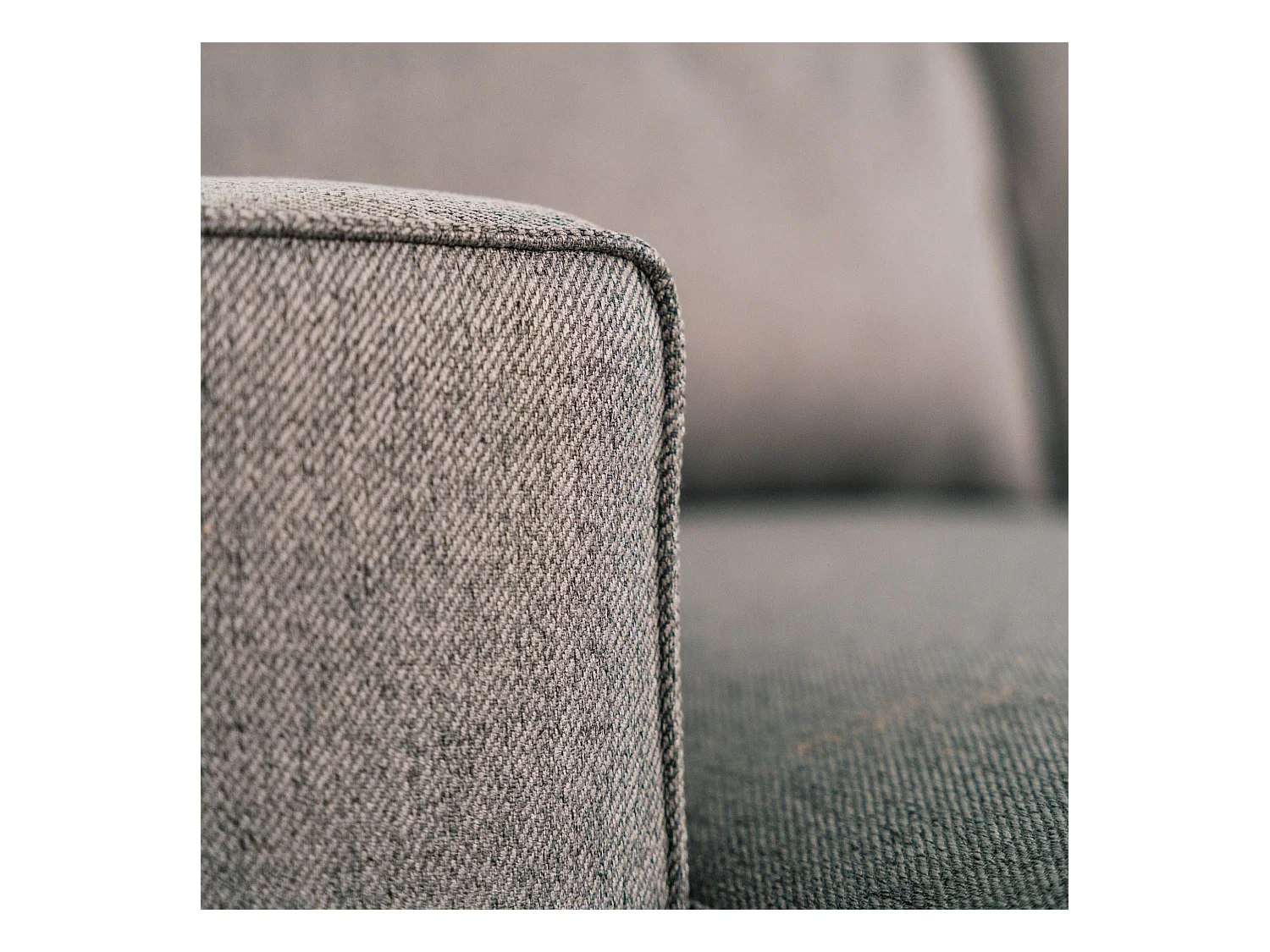 BUDWING Canapé-Lit Chaise Longue Jade Gris - 4 Places - 239x135x91 cm