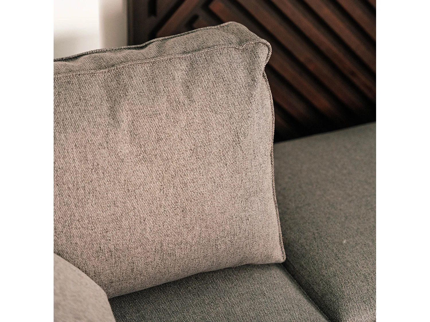 BUDWING Canapé-Lit Chaise Longue Jade Gris - 4 Places - 239x135x91 cm