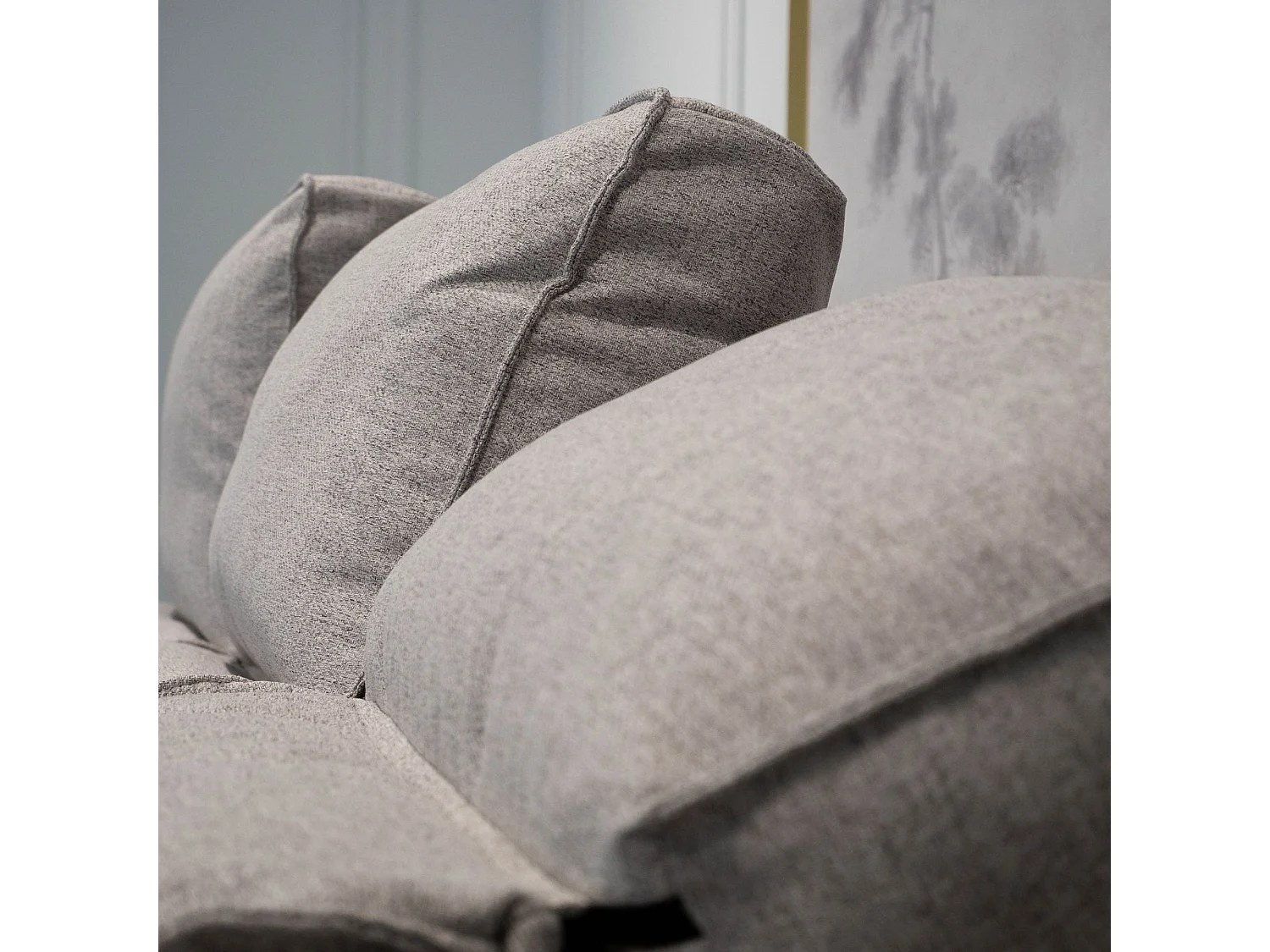 Canapé-lit 3 Places Gris - Chaise Longue Réversible Côté Droit/Gauche avec Rangement Intégré (248,5 x 117 x 103 cm) - HARPER