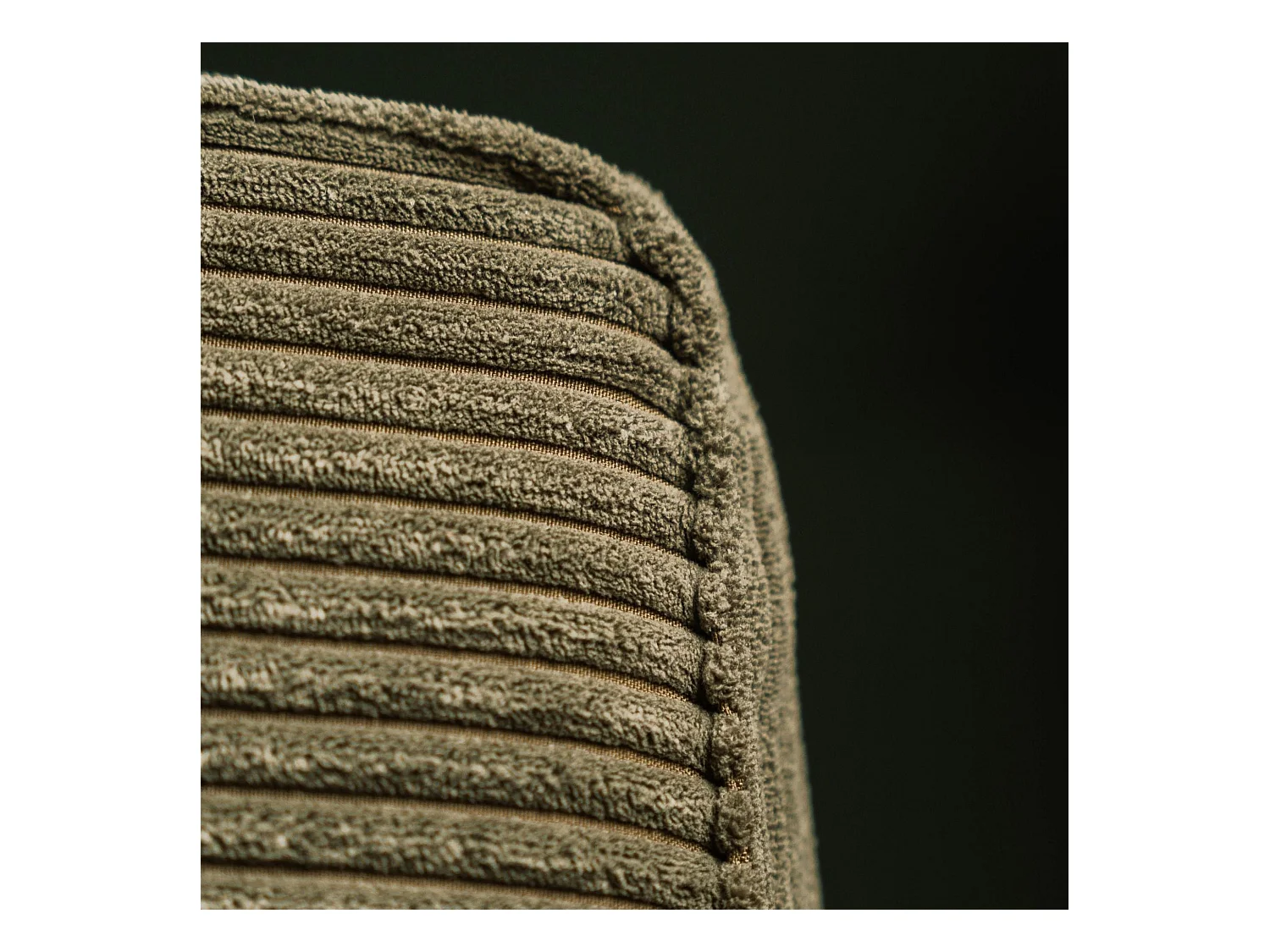 BUDWING Canapé-Lit Chaise Longue Lauren Vert Forêt - 4 Places - 269x158x96 cm