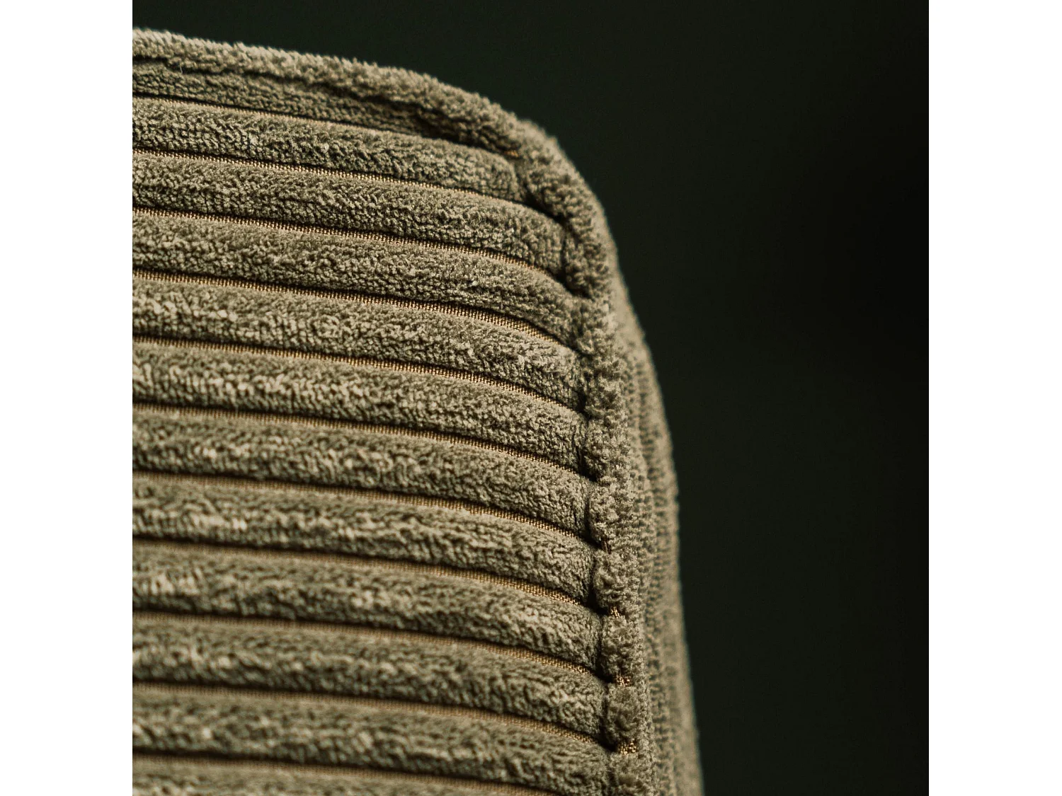 BUDWING Canapé-Lit Chaise Longue Lauren Vert Forêt - 4 Places - 269x158x96 cm