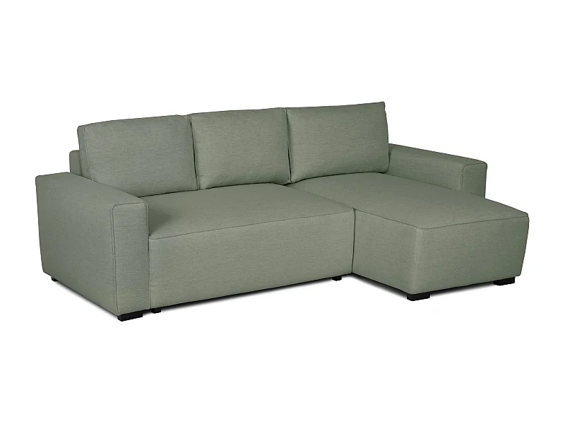 BUDWING Canapé-Lit Chaise Longue Jade Vert - 4 Places - 239x135x91 cm