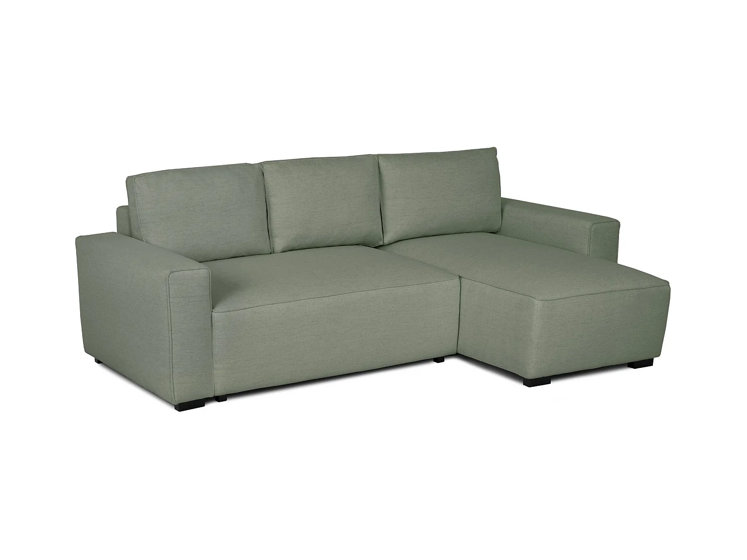 BUDWING Canapé-Lit Chaise Longue Jade Vert - 4 Places - 239x135x91 cm