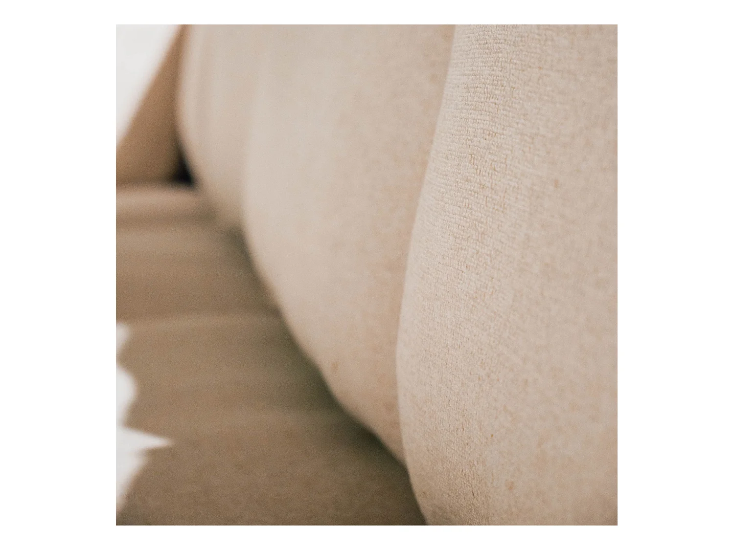 BUDWING Canapé Modulaire Taylor Beige - 7 Places - 265x247x80 cm