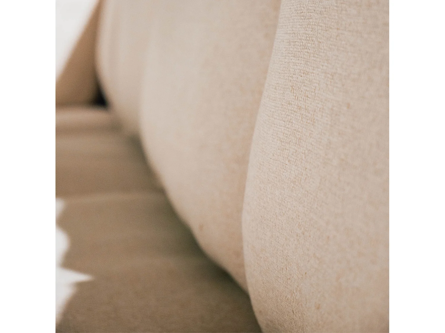 BUDWING Canapé Modulaire Taylor Beige - 7 Places - 265x247x80 cm