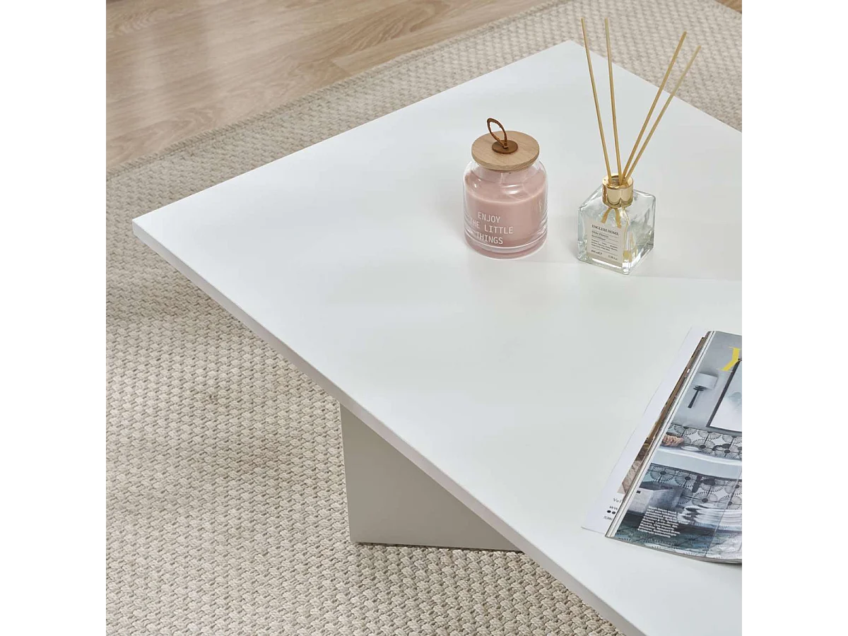 Salontafel met rechthoekig blad L119 cm - SABIN