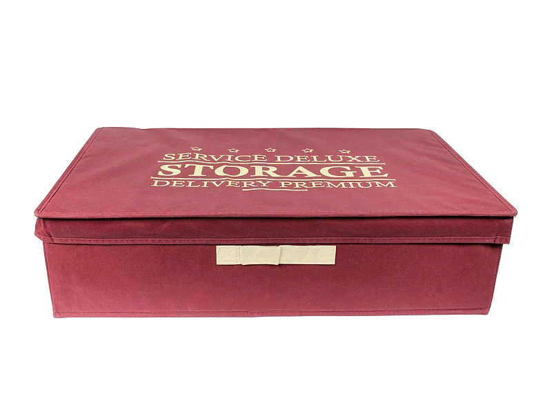 Boite De Rangement Pliable Bordeaux 38l