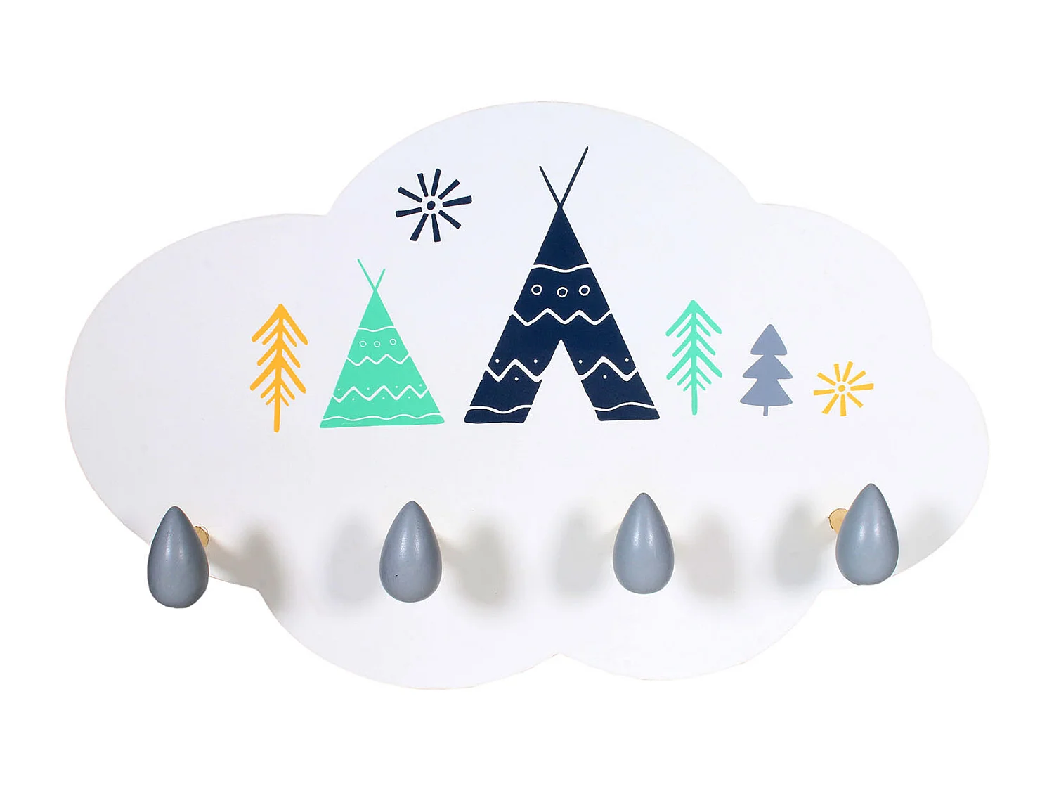 Portemanteau Bois Nuage