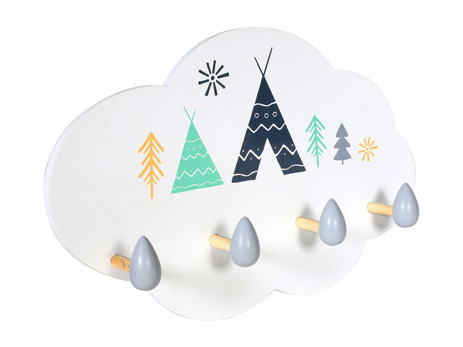 Portemanteau Bois Nuage