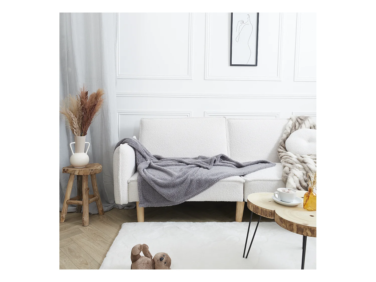 Couverture Pour Animaux Gris