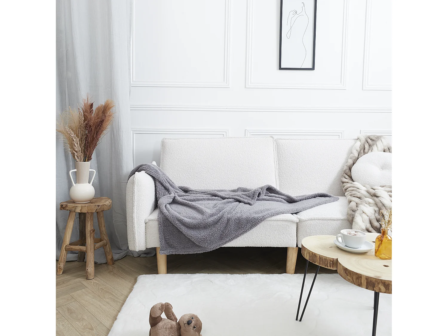 Couverture Pour Animaux Gris