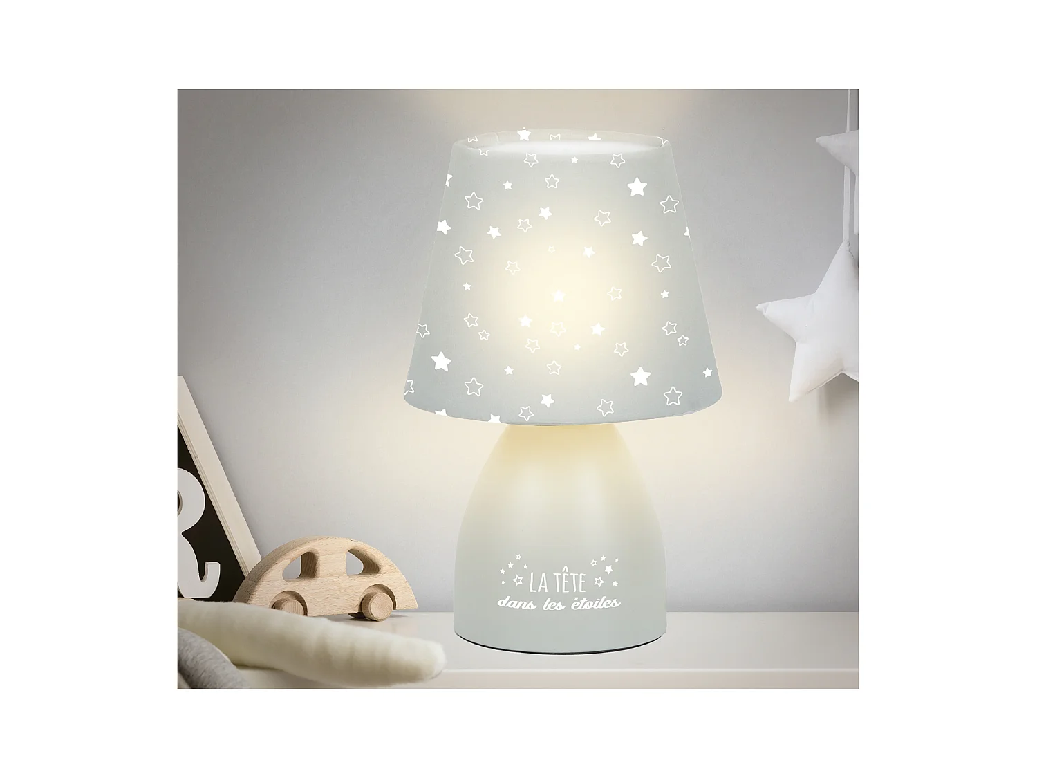 Lampe De Chevet Grise Enfant Gris