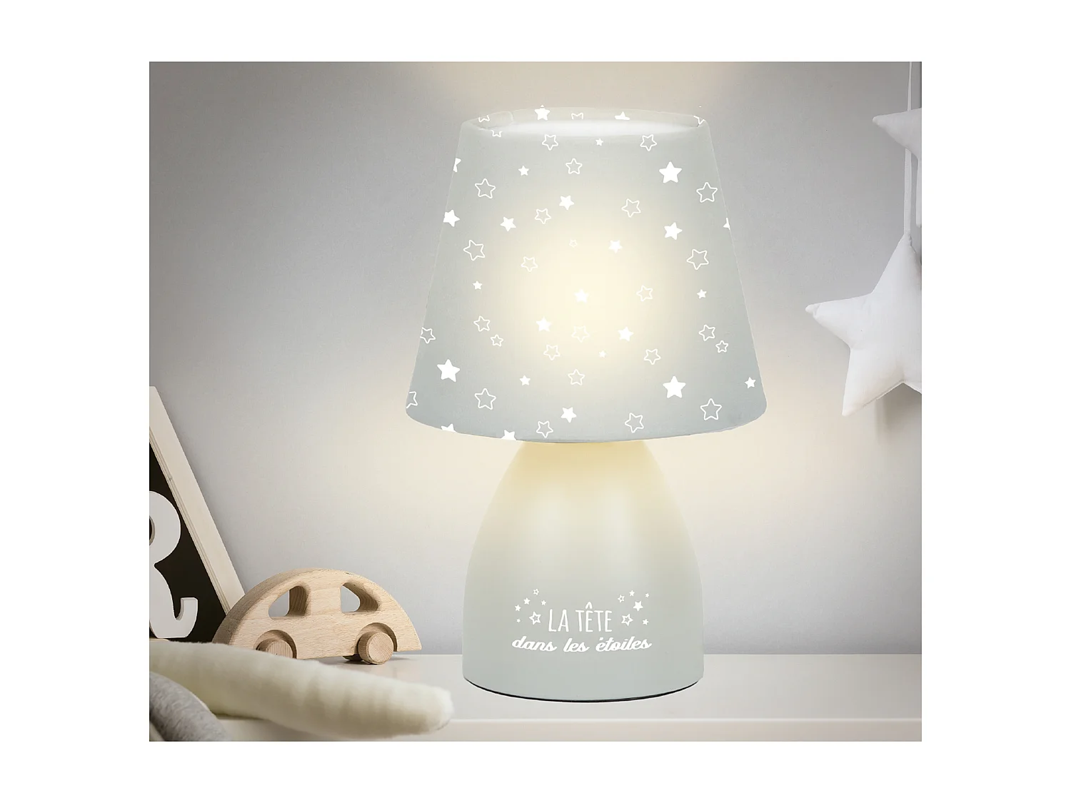 Lampe De Chevet Grise Enfant Gris