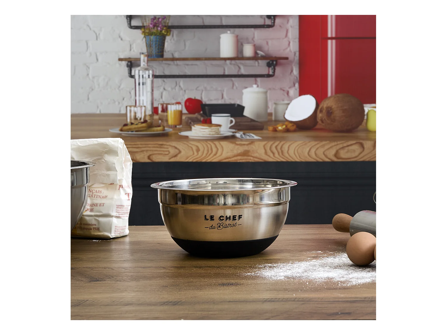 Bol Melangeur Antiderapent Bistrot D20 Gris