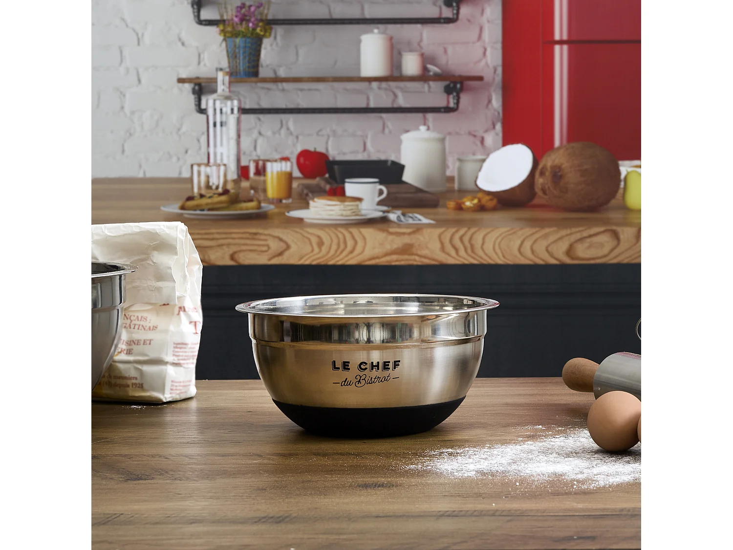 Bol Melangeur Antiderapent Bistrot D20 Gris