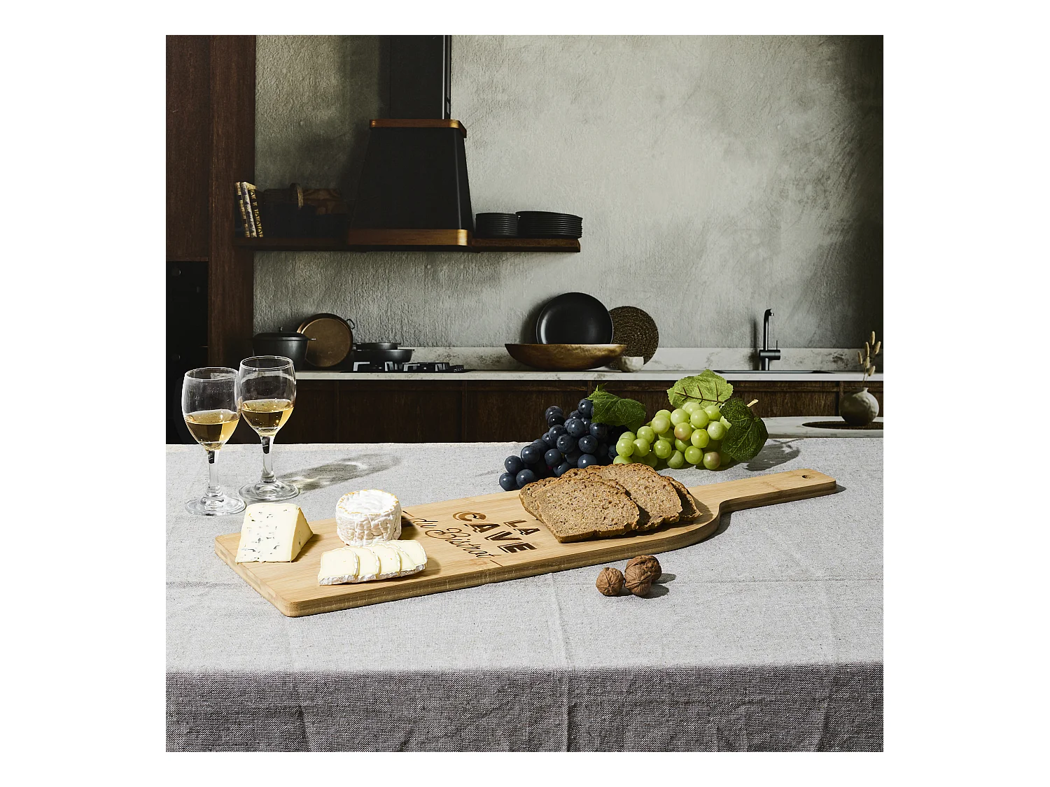 Planche De Presentation Bistrot 70x21.5cm Marron