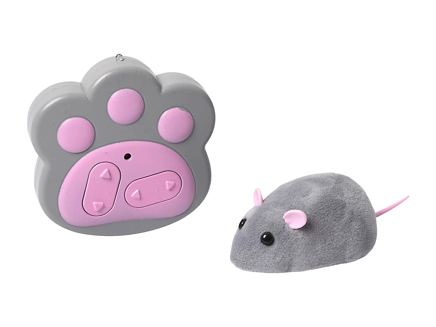Jeu Souris Telecommande Pour Chat Rose, Gris