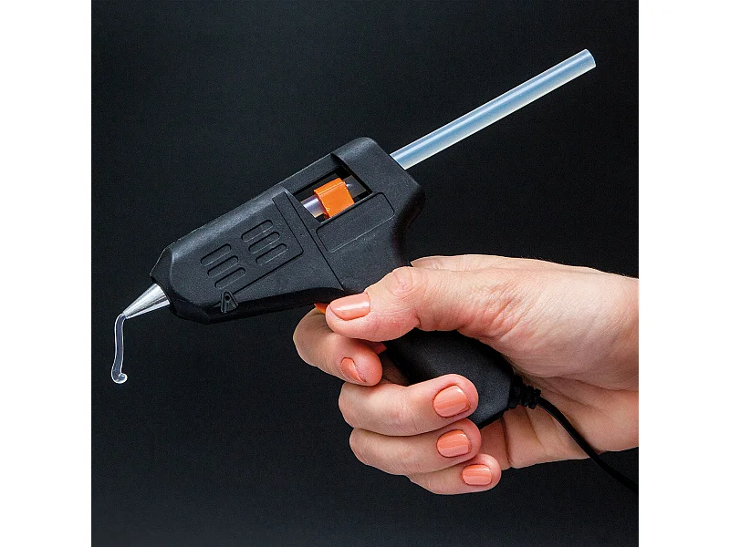 Pistolet à Colle Chaude 40W avec 2 Recharges M12 pour Réparations Rapides