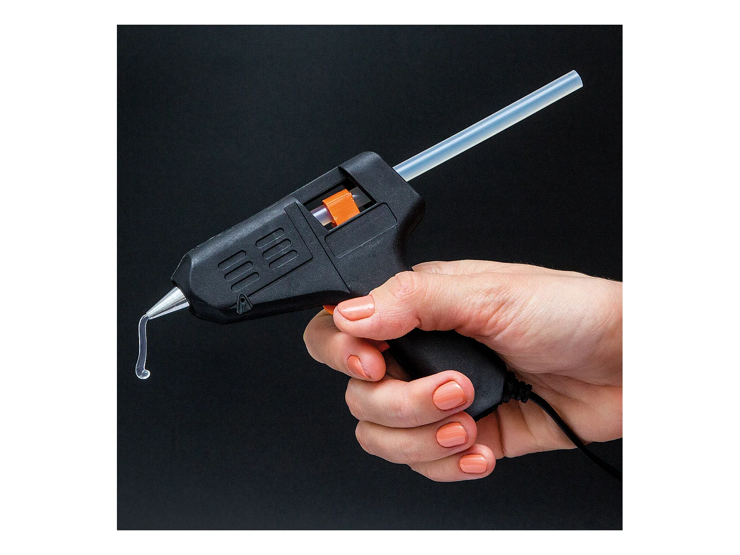 Pistolet à Colle Chaude 40W avec 2 Recharges M12 pour Réparations Rapides