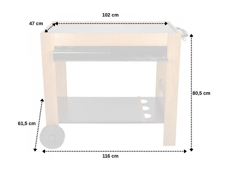 Aparador para plancha Savannah - SOMAGIC